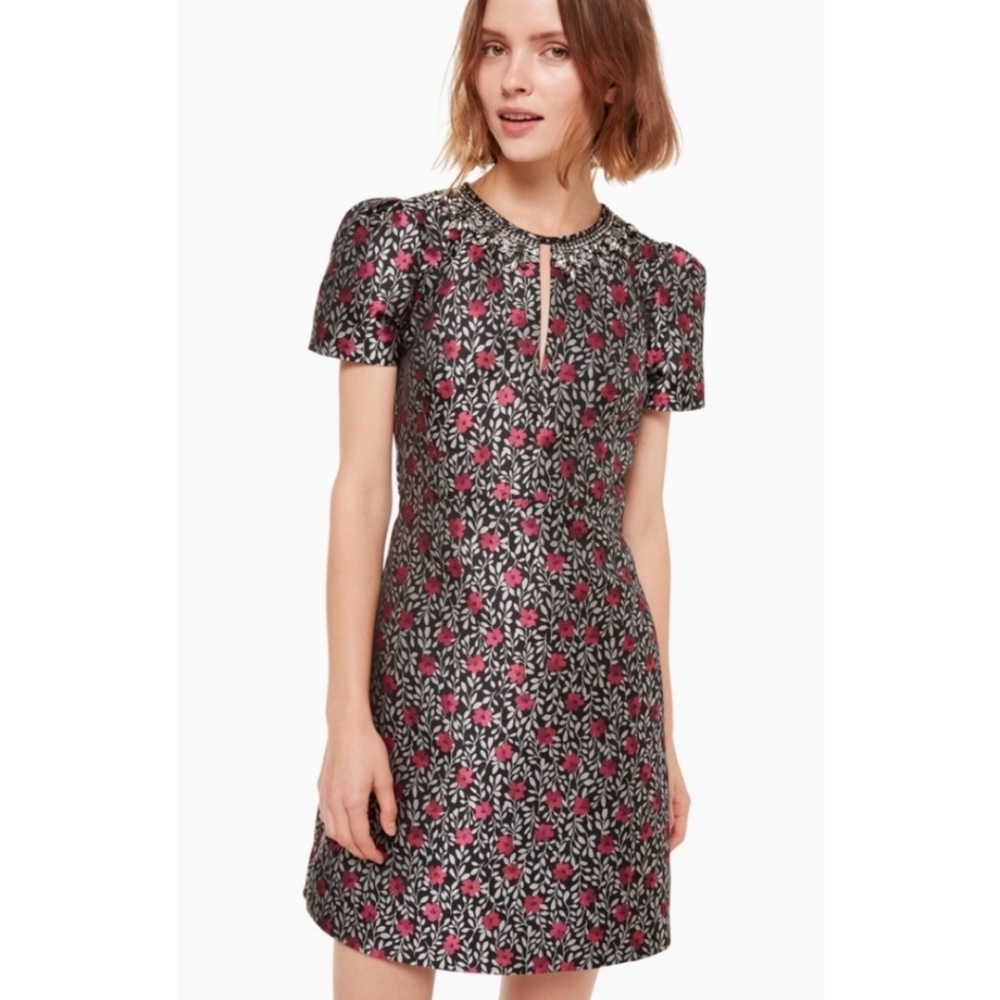 Kate Spade Floral Short Sleeve Dress